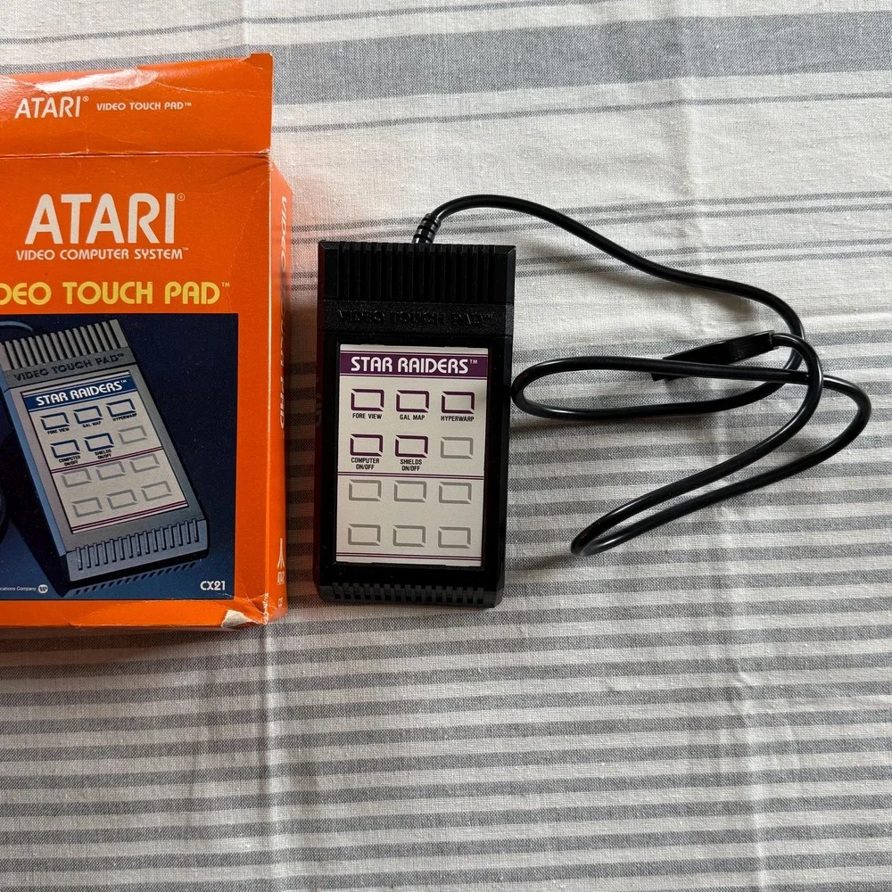 Star Raiders Complete CIB W/ Video Touch Pad & Manuals - Atari 2600